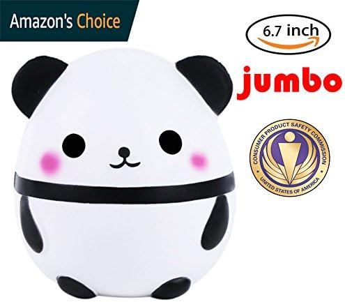 Dialeesi Squishy Toys Slow Rising Jumbo Cream Scented Decompression Squeeze Soft Stress Relief Decorations For Kids And Adults Big Panda