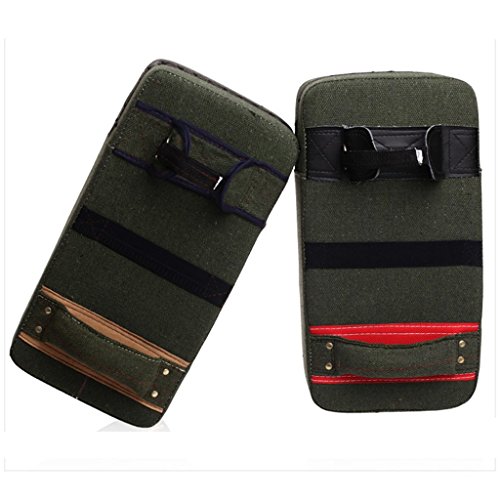 BARGAIN HOUSE PU Leather Muay Thai MMA Martial Art Boxing Karate Taekwondo Kick Target Punching Bag Pad Shield Training - Thumbnail 3