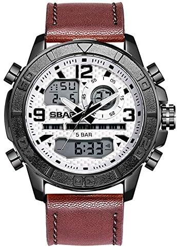 Cathalem Analog Quartz Watches for Men&Women Roman Numerals Faux Leather Strap Luxury Dress Wrist Watch
