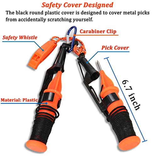 Boaton Ice Safety Picks, Safety Kits for Ice Fishing and Ice Skating
