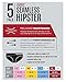 Reebok Women''s Underwear – Seamless Hipster Briefs (5 Pack), Size Medium, Blue Spacedye/Nude/Charcoal/Pink/Black