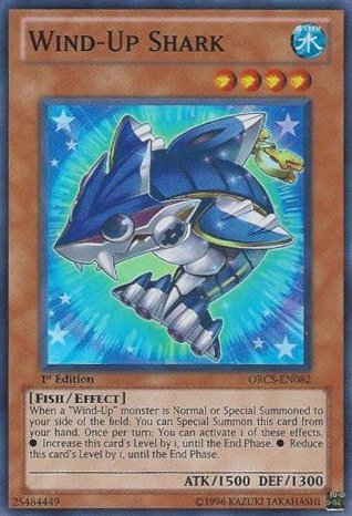 Yu-Gi-Oh! - Wind-Up Shark (ORCS-EN082) - Order of Chaos - 1st Edition - Super Rare