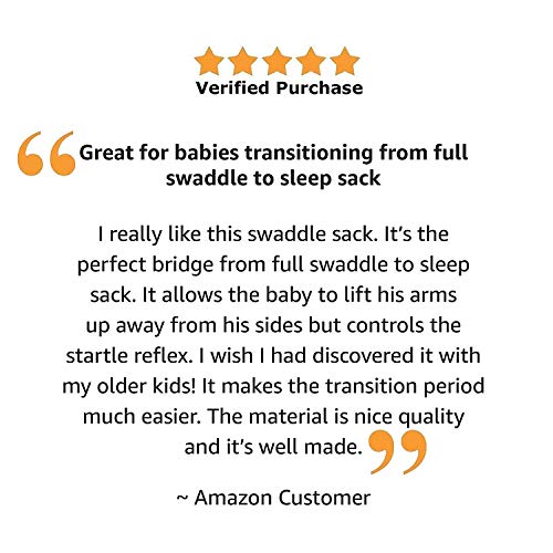Amazing Baby Transitional Swaddle Sack with Arms Up Mitten Cuffs, Tiny Bear, Sterling, Small, 0-3 Months (Parents' Picks Award Winner)