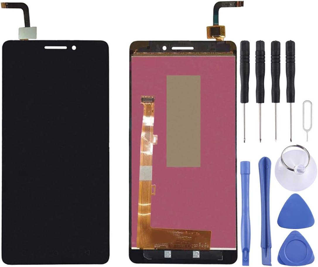 Electronic Accessories for XH LCD Screen and Digitizer Full Assembly for Lenovo Vibe P1M / P1ma40 / P1mc50 TD-LTE(Black) LCD Screen (Color : Black)