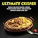 Gelinzon Copper Crisper Tray Oven Air Fryer Pan (Ellipse)