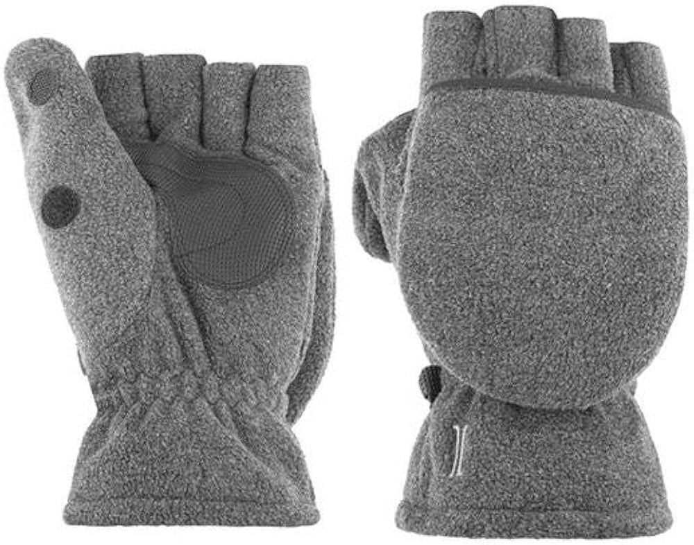 IGLOOSBUILT Igloos Men's Fleece Pop-Top Mitten: Clothing