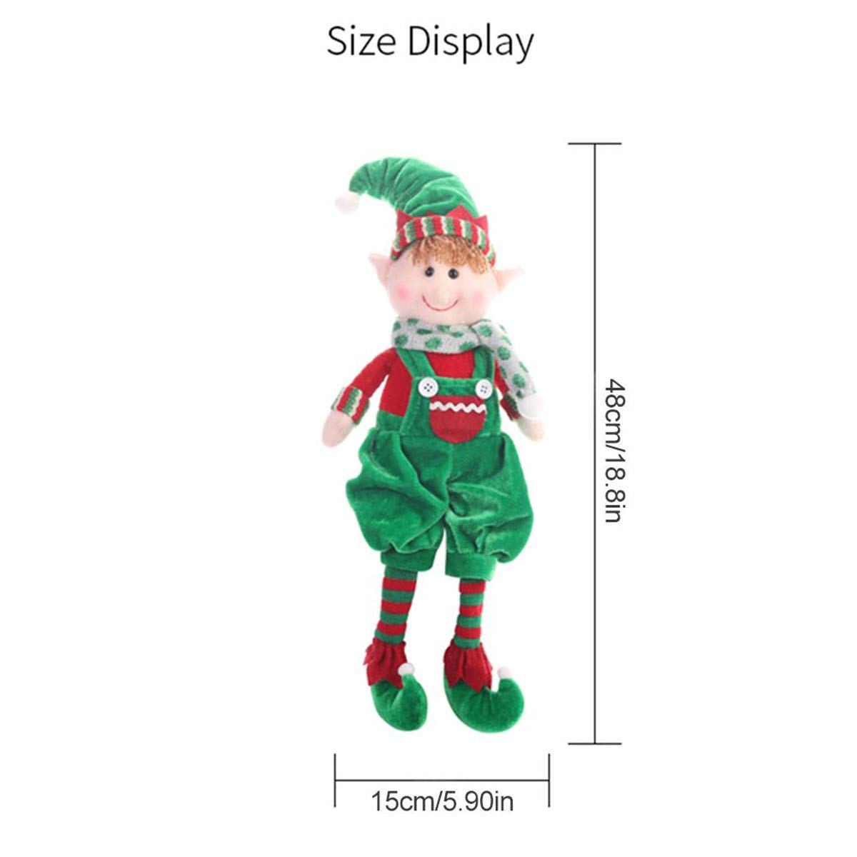 Louzheni 19 Joyeux Noel Elfe Poupee Jouets Pour La Maison Ornements Pour Enfants Cadeau Anniversaire Vacances Table Decoration En Peluche Poupee Jouets Doux Mignon Ameublement Et Decoration Cuisine Maison Dwteam In