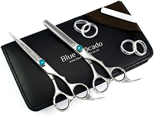 New Arivval J2 Japanese Steel Professional Razor Edge Titanium Coated Hairdressing Barber Salon Scissors/shears5.5" + Scissors Case