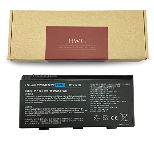ANTIEE 7800mAh BTY-M6D Battery for MSI GT60 GT60PH GT70 2PE-890US GX60 1AC GX70 3BE WS60 MS-16F2
