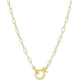 gorjana - Parker Mini Necklace 17 inches - 18k Gold Plated - Adjustable Hinge Closure - Ideal Gift Packaging - Everyday Stack, Layering with Other Jewelry - Long-Lasting