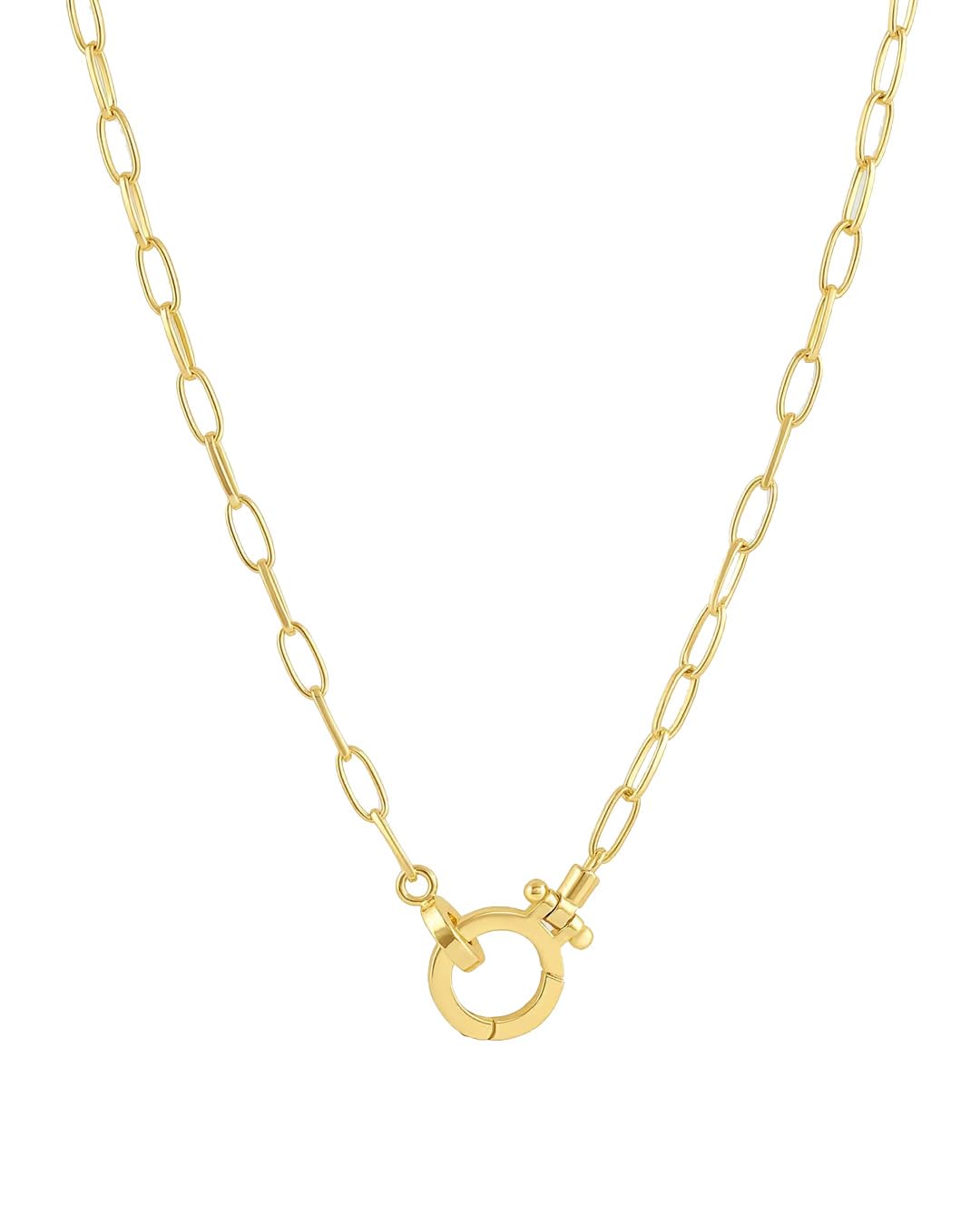 gorjana Women's Parker Mini Necklace, Metal gold-plated-brass, No Gemstone