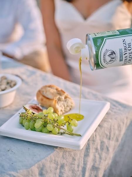 LA TOURANGELLE, ORGANIC EXTRA VIRGIN OLIVE OIL, COLD-PRESSED EVOO FROM SPAIN, 16.9 FL OZ – SPANISH OLIVE OIL WITH POLYPHENOLS FOR COOKING, DRIZZLING, MARINADES, AND DIPPING, RICH FLAVOR