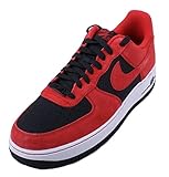 Nike Air Force 1 Red Black Mens Trainers