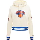 Pro Standard Womens NBA Retro Classics Brushed Back French Terry Cropped Pullover Hoodie