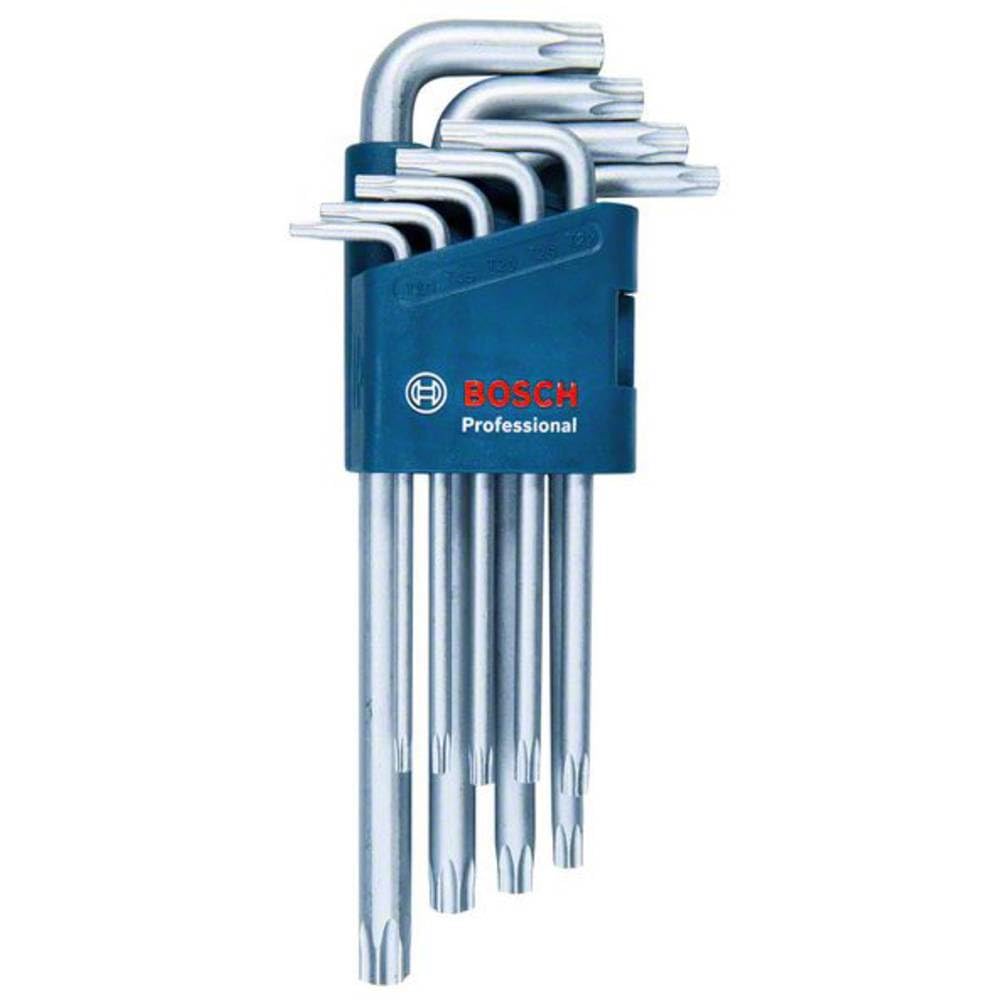 Bosch Professional 9-Piece TORX Angle Screwdriver Set (10.0–50.0 mm)