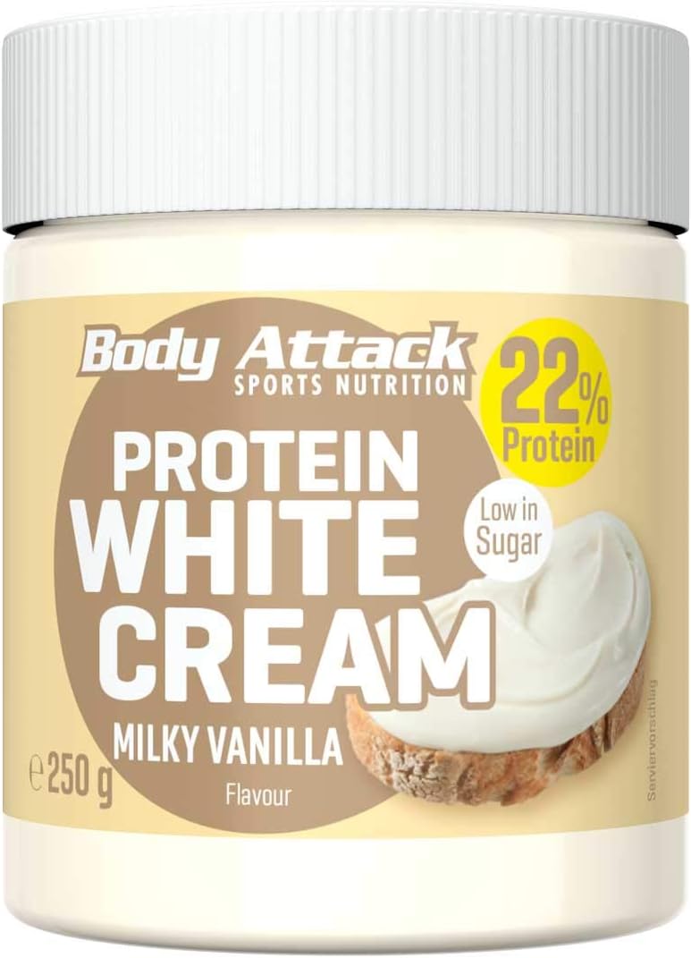 Body Attack Protein White Cream Milky Vanilla - Weisse Nutella