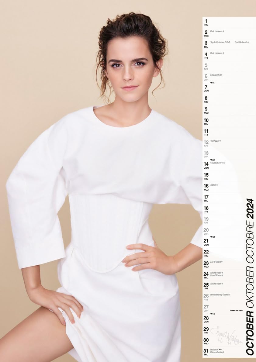 Mua Emma Watson Calendar 2024 trên Amazon Nhật chính hãng 2024 Fado