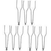 Uonlytech 9 pcs Pyrography Tips Wood Burning Tool Tips Replacement Nibs for High Impedance Pyrography Machine Fine Nibs for Wood Burning Diy Craft Accessories