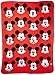 Jay Franco Plush Mickey Mouse Measures 62 x 90 inches, Kids Bedding-Fade Resistant Super Soft Fleece-(Official Disney Product), 100% Polyester, Faces Twin Blanket
