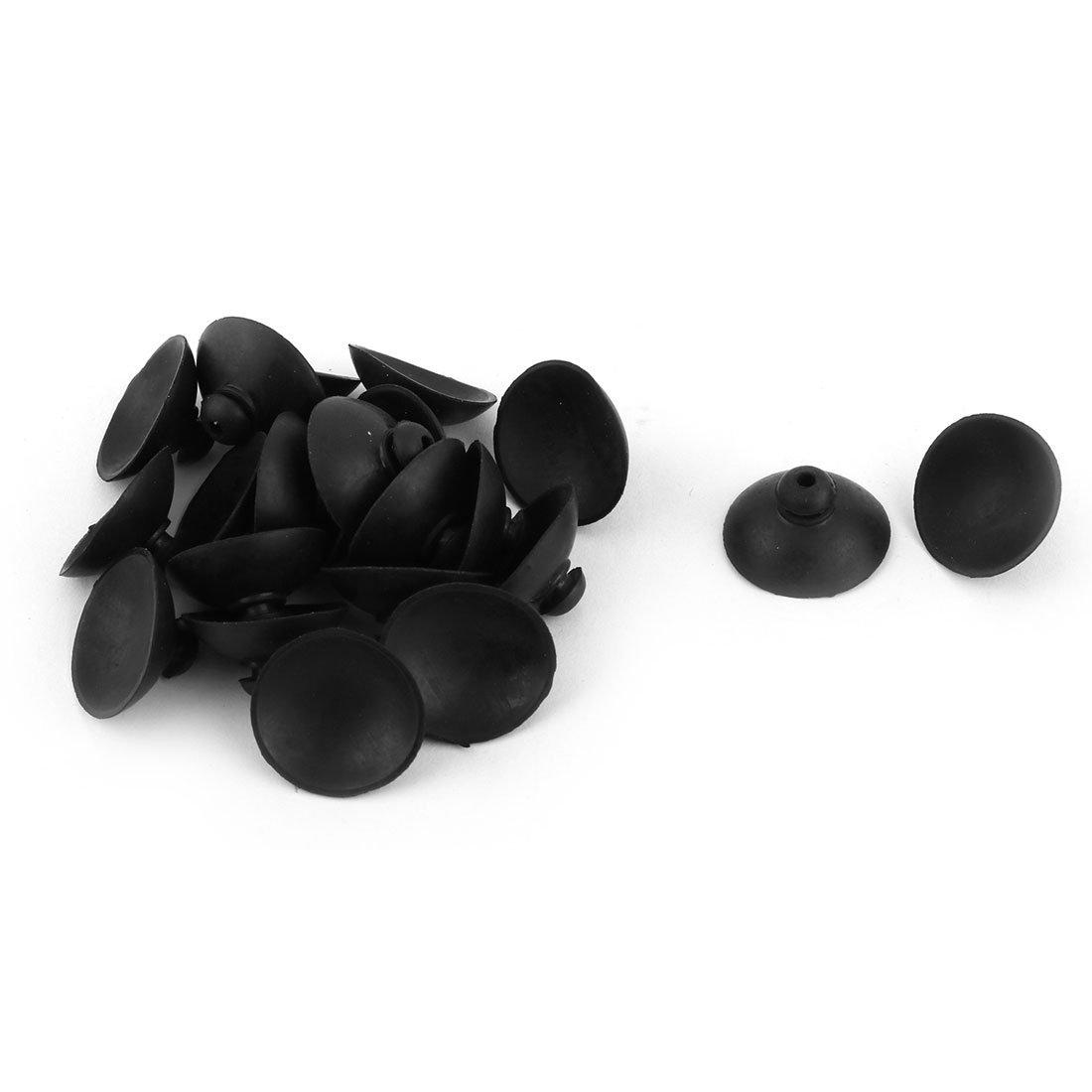 sourcing map Rubber Water Pipe Air Tube Hose Aquarium Fish Tank Suction Cup Holder 27mm Dia 22 Pcs