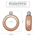 Women Hidden Liquor Bracelet Flask with Luxury Gift Box, Rhinestone lid, Funnel by ELEGA | Rose Gold polish | Novelty Jewelry Gift for Wife/Girlfriend | Stainless Steel Bangle - Alcohol, Booze, Wine