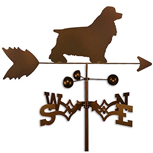 Hand Made COCKER SPANIEL DOG GARDEN Stake Weathervane ~NEW~