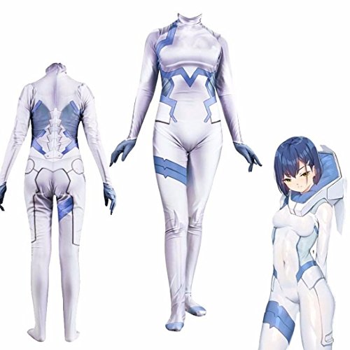 Zero Two Ichigo Darling in The Franxx Cosplay Costume | Bodysuit Suit Anime Zentai Suit (Extra Small, Ichigo)