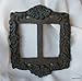 Cast Iron Double Rocker Switch Cover GFI Decora Rocker Brown