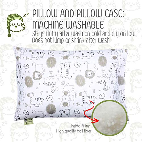 3 Toddler+Pillow+Pillowcase+Sleeping+Hypoallergenic