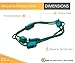Woods 2189 15-Foot 9-Outlet Indoor Extension Cord, Christmas or Holiday Lights, Green