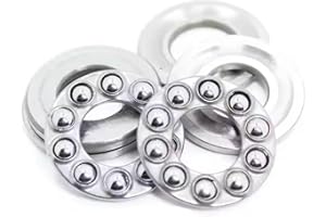 GUSIRUI Thrust Ball Bearings, 2pcs 51105 Plane Axial Ball Bearing 3-in-1, 25mm x 42mm x 11mm Chrome Steel ABEC3 Single Row Roller