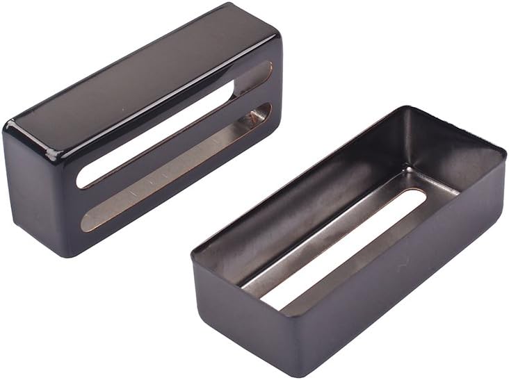 Alnicov 2 Pcs Humbuckers Pickup Cover 69mmX29mm for Electric Guitar,Black - Image 5