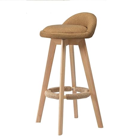 Amazon Com Bar Stool Cotton And Linen Modern Style Counter Chair