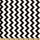 Riley Blake Chevron Small Black Fabric By The Yard
