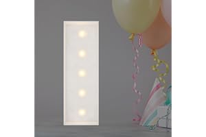 JOYBOX DESIGN 2FT Marquee Light Up Letters, Marquee Letters I, Mosaic Balloon Letters for Birthday Party Decorations, Marry Me Light Up Letters, Baby Marquee Letters for Decor, Wedding Decor