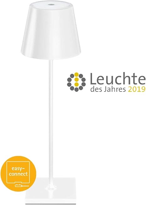 Sigor Dimmbare Led Akku Tischlampe Fur Outdoor 180 Lumen 9 Stunden Laufzeit Ohne Kabel Nuindie Weiss Amazon De Beleuchtung