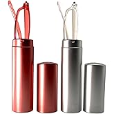 MIYUI JAPAN Women Reading Glasses Men Blue Light Blocking Anti Eyestrain Slim Computer Reader Tube Small Glass Thin Compact