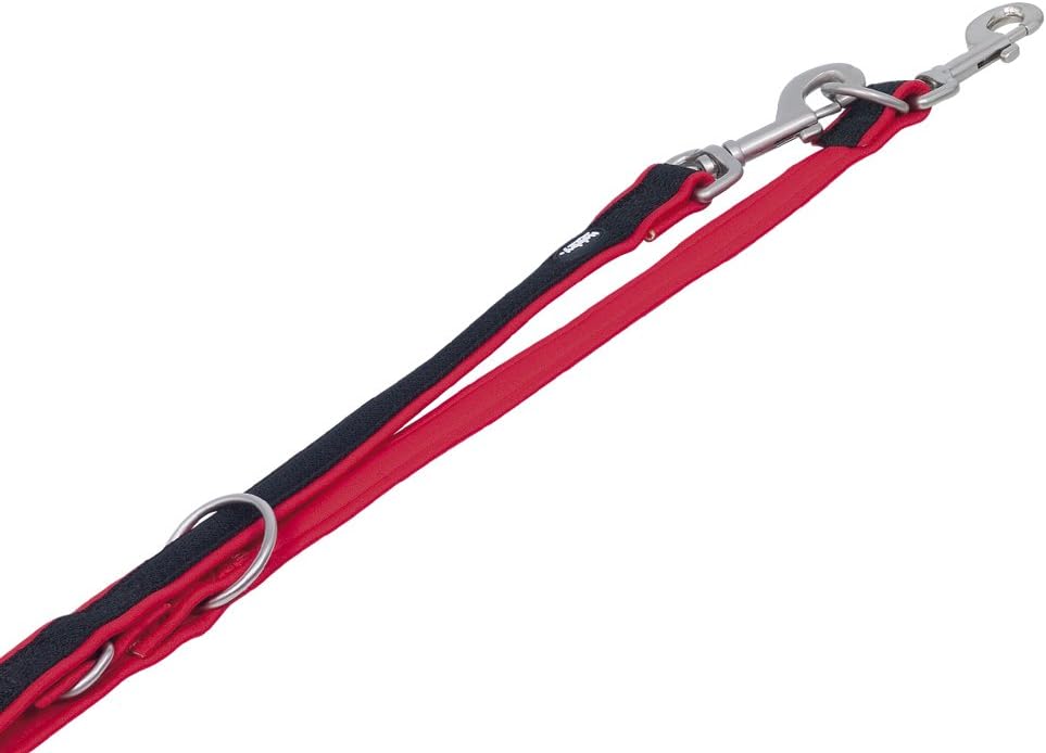 Nobby Preno Mesh Training Leash, 200 cm/25-35 mm, Red, 200 cm x 25-35 mm (Pack of 1)