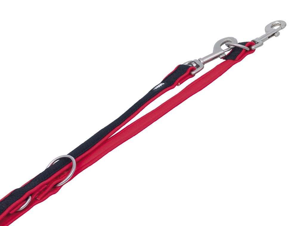 Nobby Preno Mesh Training Leash, 200 cm/25-35 mm, Red