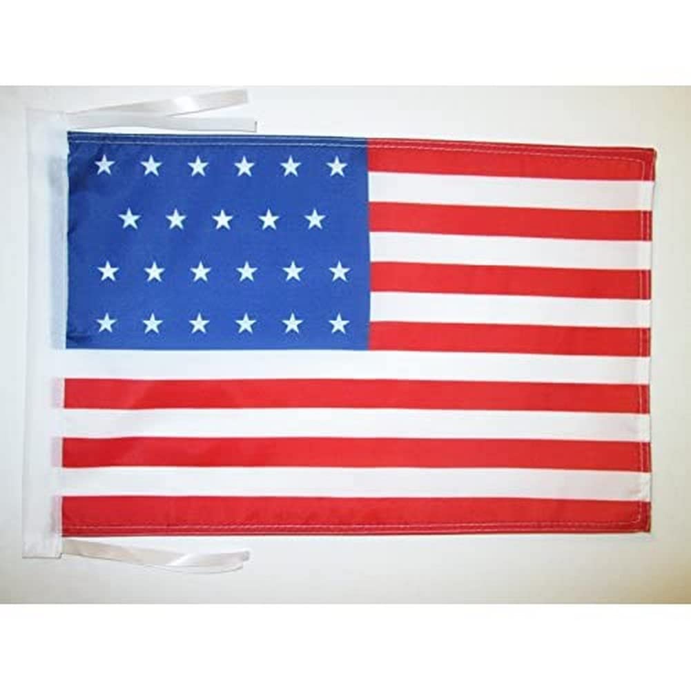 AZ FLAG - United States 1820-1822 23 stars Flag - 18'' x 12'' - 100% Polyester USA - american historic Small Banner with Two Cords - Fade Resistant - Vivid Colors - 18x12 in - 45x30 Cm — image 1