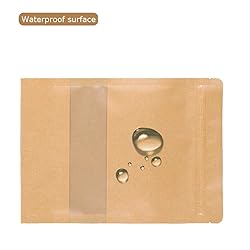 Kraft Paper Bags With Matt Window And Zip Lock