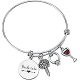 Miss Pink Silver/14k Gold Plated Wedding Gift for Bridesmaid Bride to Be Mother of The Bride Mother of The Groom Flower Girl