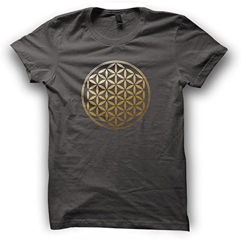 Paranoid Penguin Sacred Geometry Geometric Festival Clothing Mandala Flower of Life Mens T-Shirt for Husband - Gift for Boyfriend