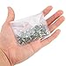 WILLBOND 1000 Pieces Mixed Size Hot Fix Round Crystal Gems Glass Stones Hotfix Flat Back Rhinestones (Crystal AB)