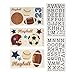 NoJo Play Ball, Wall Decals, Navy/Red/Indigo/Ivory/Brown