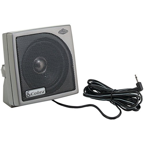 Cobra HG S500 HighGear Noise-Canceling External CB Speaker W/Talk Back Electronic Accessories