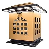 HLC Candle Powered Adjustable Thermal Indoor Outdoor Lantern Desk Aroma Lamp with 2000mah Battery Backup for Phones and Tablets