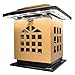 HLC Candle Powered Adjustable Thermal Indoor Outdoor Lantern Desk Aroma Lamp with 2000mah Battery Backup for Phones and Tablets