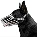 BRONZEDOG Dog Muzzle Wire Basket Metal Mask for Small, Medium and Large Dogs, Breathable, Dog can Drink, Adjustable, Padded, Training, Prevents Biting (Size 5: Belgian Malinois & Golden Retriever)