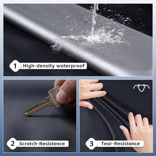 Gunhyi Mercedes Benz C Class Breathable Waterproof Car Cover Black Blue Canvas Rain Sun Protection Dust Cover